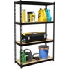 Lorell Narrow Steel Shelving 48" Height x 30" Width x 12" Depth 66963